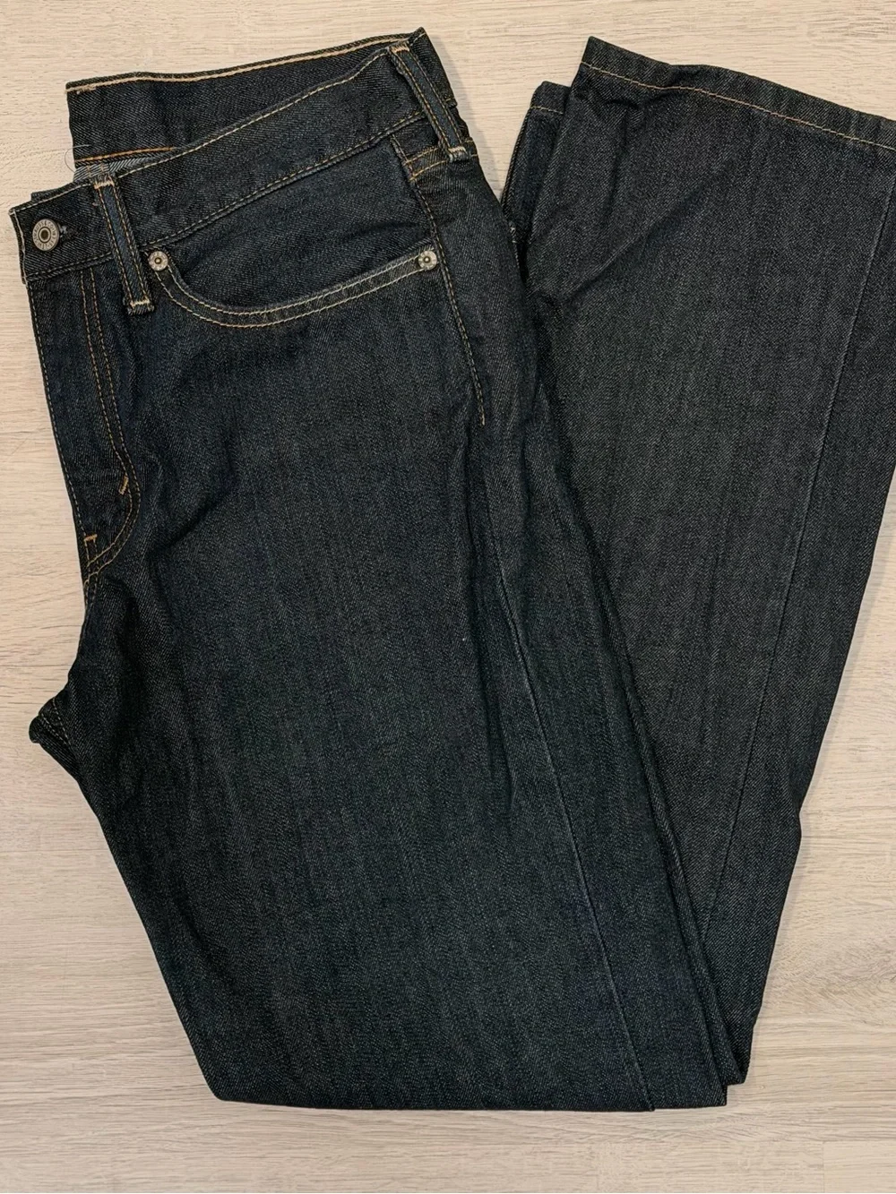 Levi's 514 Dark Wash Straight Jeans 31x30